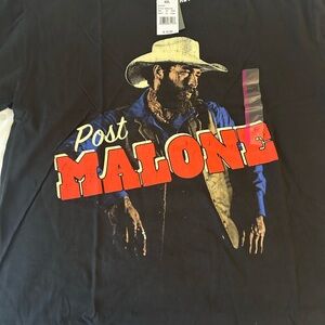 Post Malone Cowboy Graphic Tee - Black